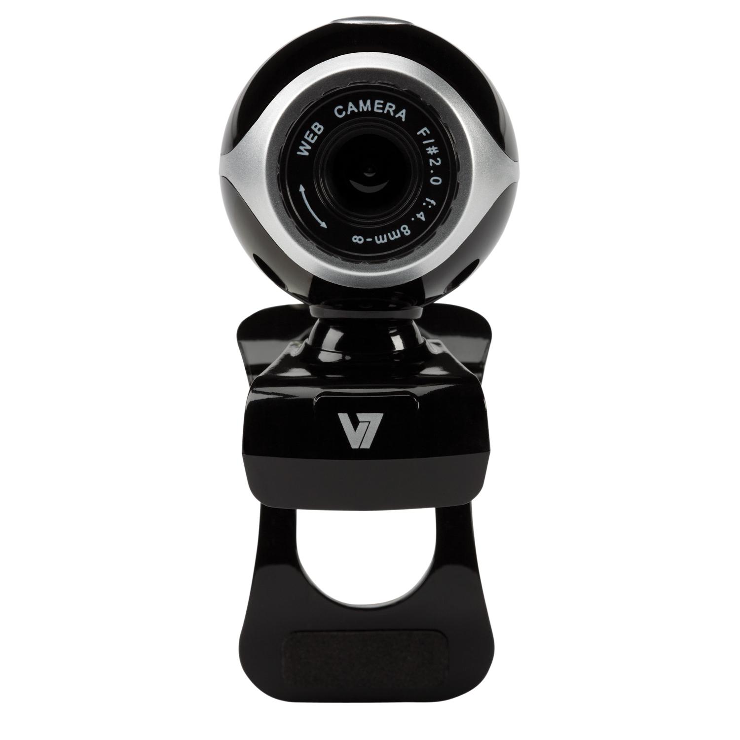 Foto V7 vantage webcam 300, 640 x 480 pixeles, 30 fps, vga, negro, p