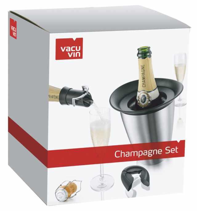 Foto Vacu Vin PROMO Set de cava y champaña VACU VIN, 3 pzs. (H.Nr. 112108)