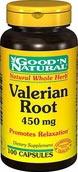 Foto valerian root - raíz de valeriana 450 mg 100 cápsulas