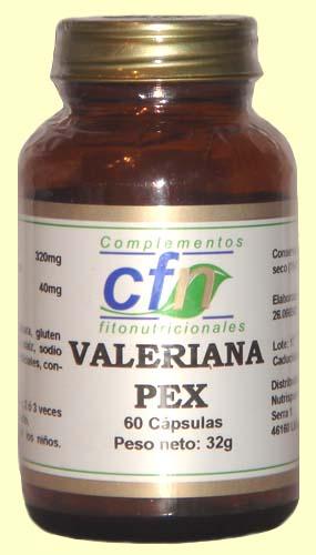 Foto Valeriana Pex - CFN - 60 cápsulas
