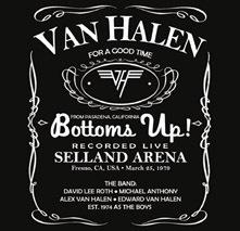 Foto Van Halen Bottoms Up Cd California 1979