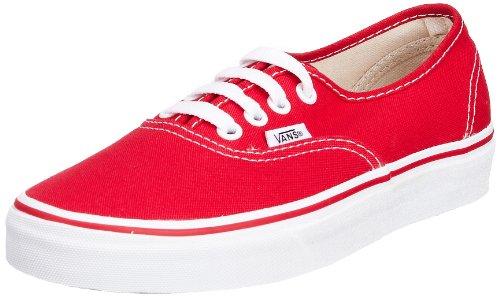 Foto Vans Authentic - Zapatillas de skate unisex, color rojo, talla 39