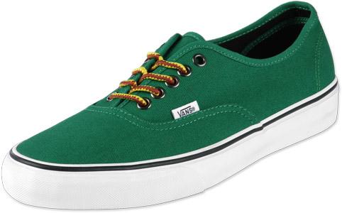 Foto Vans Authentic calzado verde 39,0 EU 7,0 US
