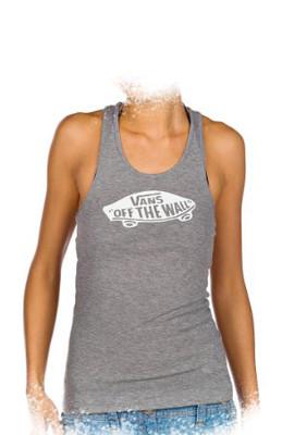 Foto Vans Camiseta Mujer-g Conquer Tee T-shirt-gris Heather-talla:xs-