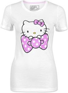 Foto Vans Dot Hello Kitty Bow W camiseta blanco rosa L