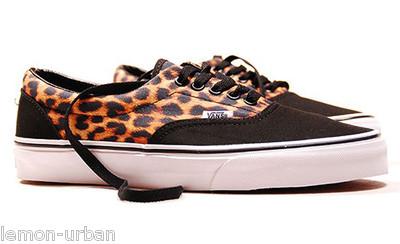 Foto Vans Era Leopard -40,5 Eu-8 Usa-7 Uk-black/white -zapatillas,sneakers,skate