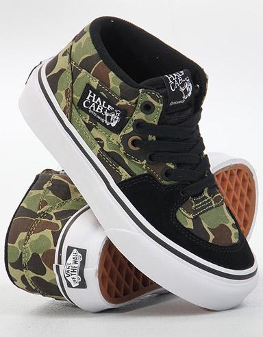 Foto Vans Half Cab (Camo) Zapatos de niños - Verde