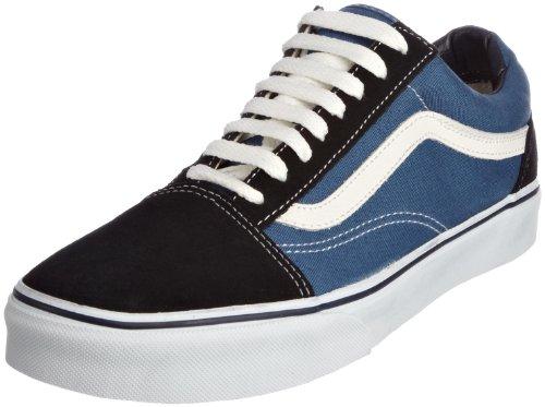 Foto Vans Old Skool - Zapatillas de skate de lona unisex, color azul, talla 43
