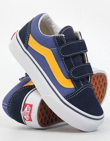 Foto Vans Old Skool V Zapatos de niños - Azúl