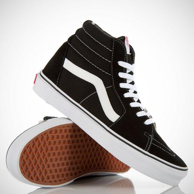 Foto Vans Sk8 Hi Black/black/white