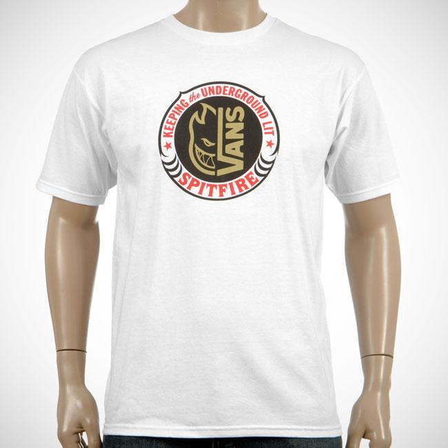 Foto Vans Spitfire Lighter Tee White