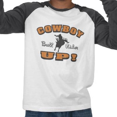 Foto Vaquero encima del jinete de Bull T-shirt