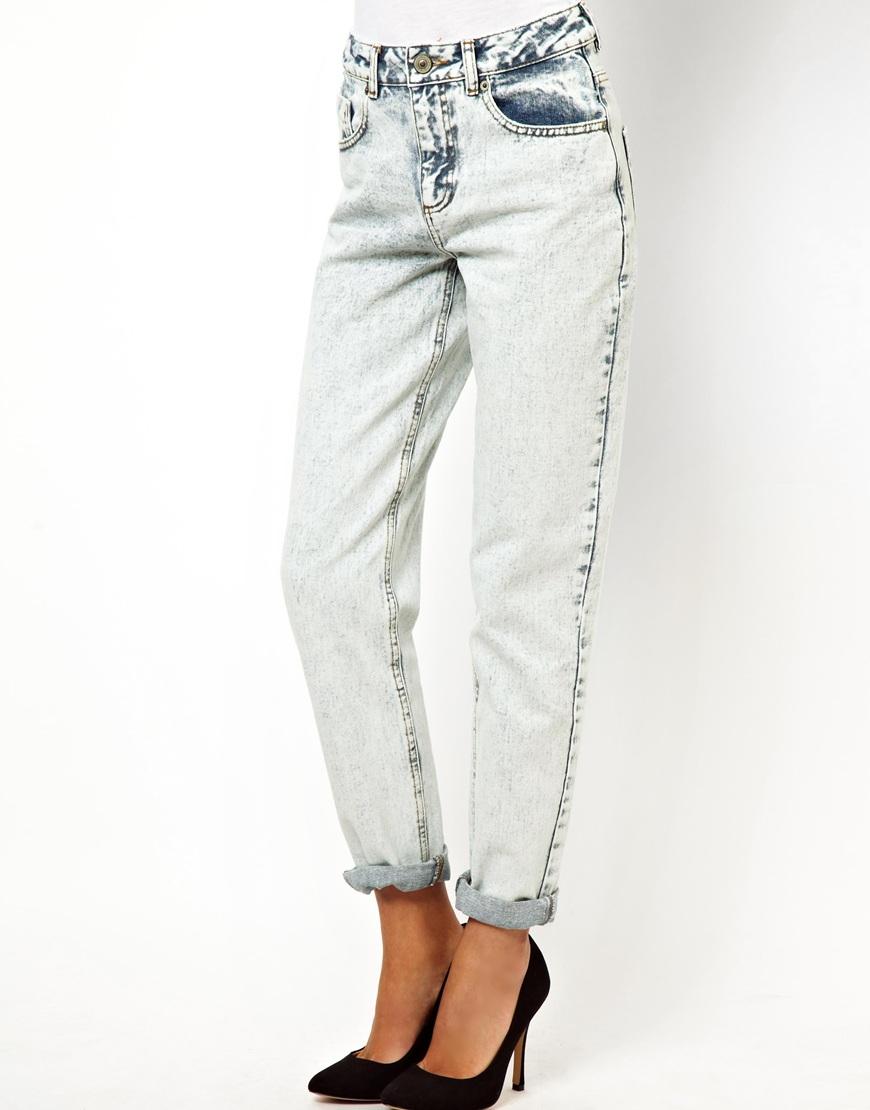 Foto Vaqueros con lavado claro Mom de ASOS Wash blue