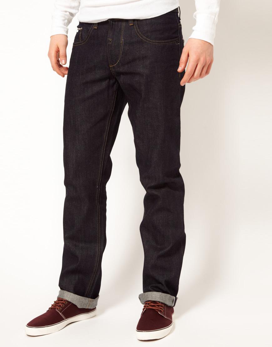 Foto Vaqueros crudos de Two Angle Azul