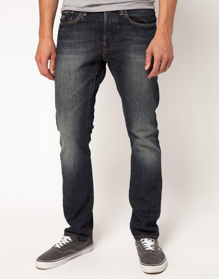 Foto Vaqueros de corte slim 3301 de G Star Azul