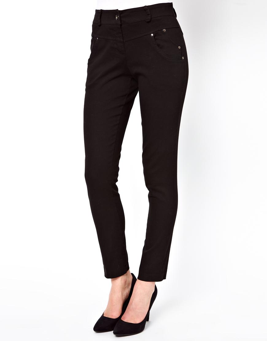 Foto Vaqueros pitillo de sarga de Wal G Negro