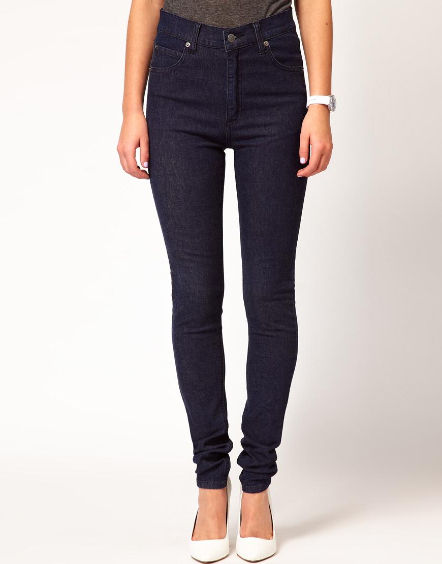 Foto Vaqueros pitillo de talle alto de Cheap Monday Very stretch onewash