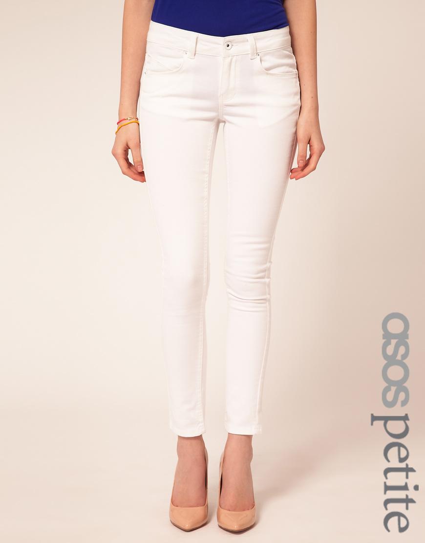 Foto Vaqueros pitillo en blanco de ASOS PETITE #4 Blanco