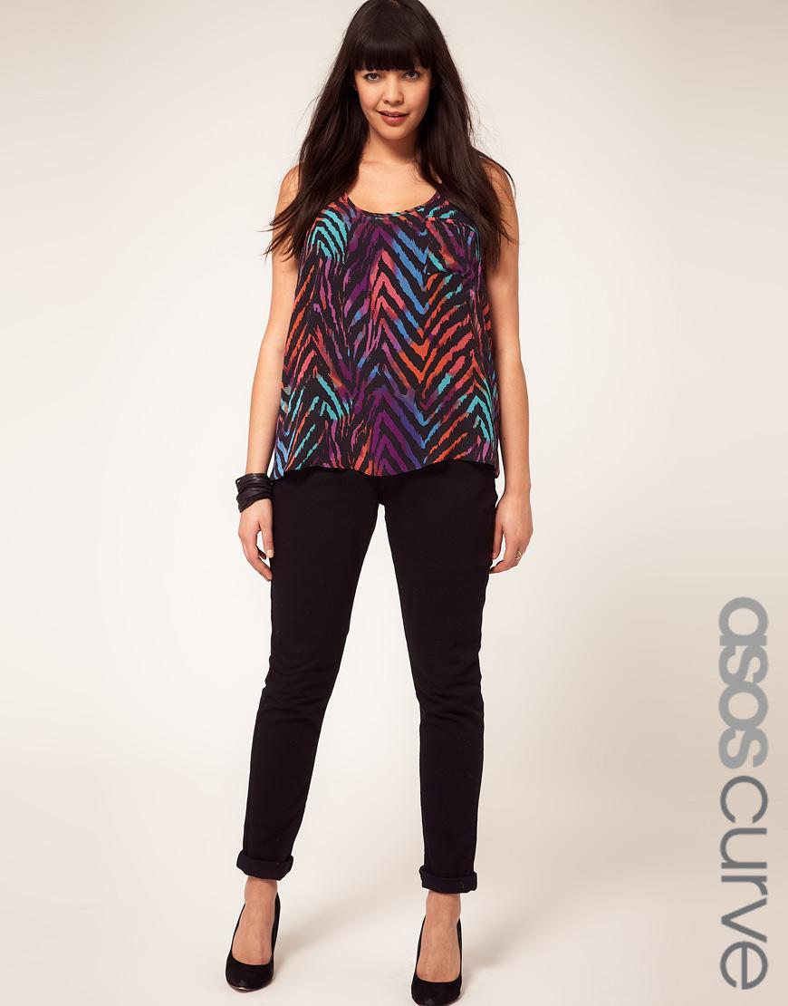 Foto Vaqueros pitillo en negro azabache de ASOS CURVE #4 Negro