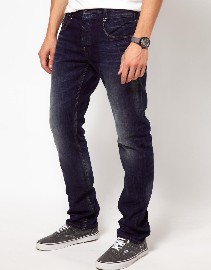 Foto Vaqueros slim New Rader de G-Star Azul