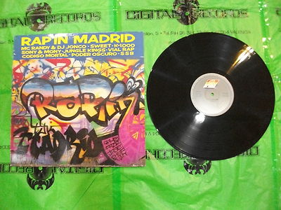 Foto Various ‎– Rap' In Madrid ' Lp Mint   Ariola ‎– 210433   1989