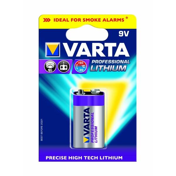Foto Varta Professional Litio Batería 9v E-bloque (6lpr3146)