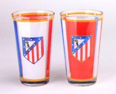 Foto Vaso grande de cristal del Atletico de Madrid.