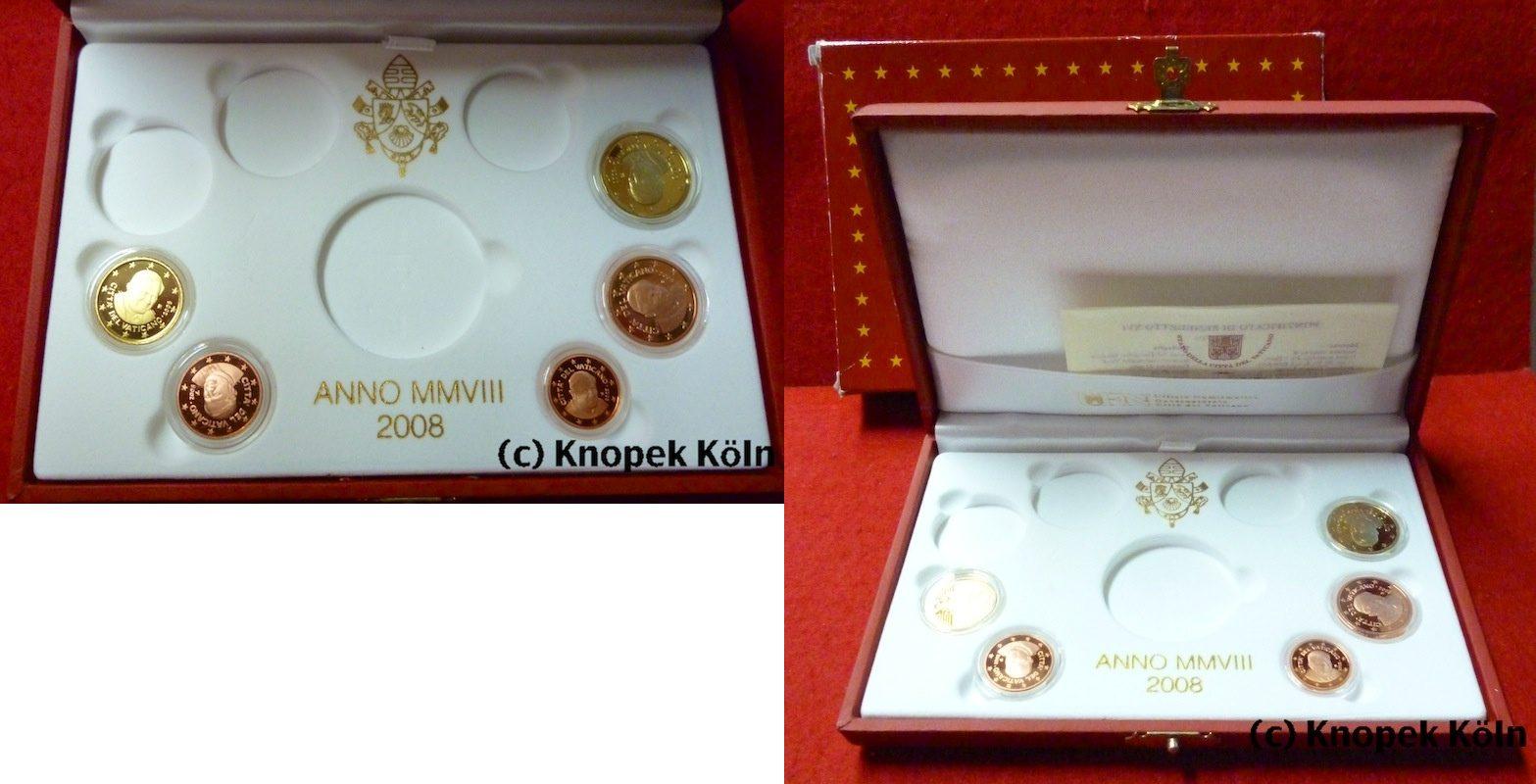 Foto Vatikan Euro-Kursmünzensatz Kms 2008
