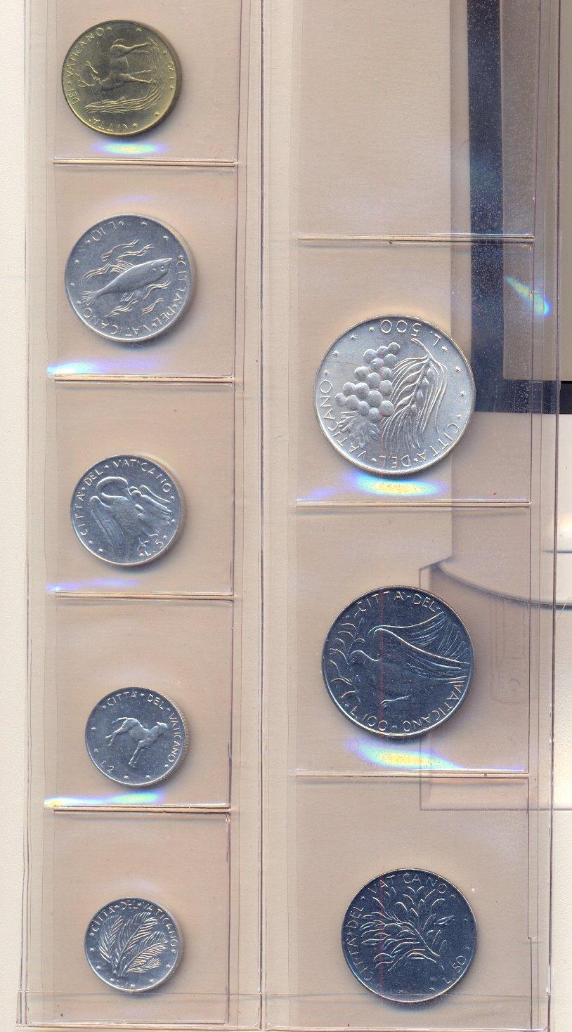 Foto Vatikan Kursmünzensatz 1973