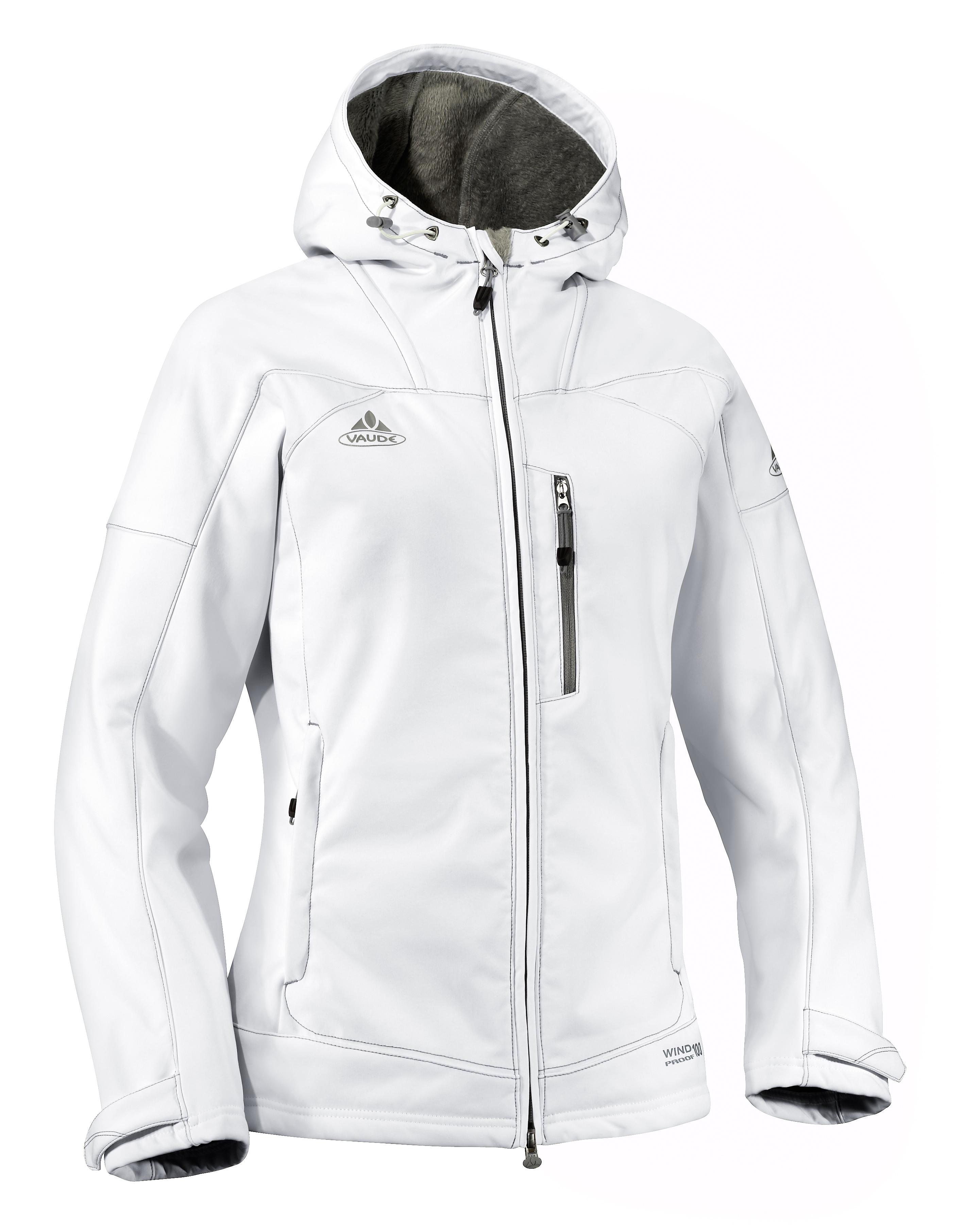 Foto Vaude Kalott Chaqueta Soft Shell damas blanco, 44