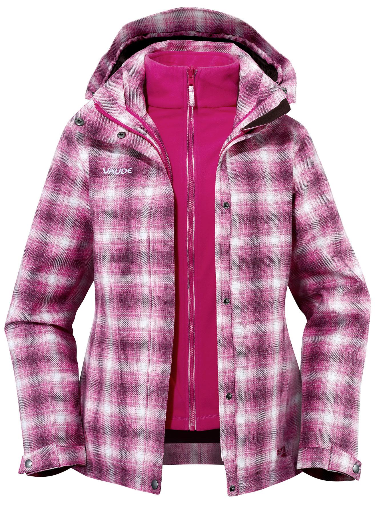 Foto Vaude Klua Chaqueta doble damas rosa, 48