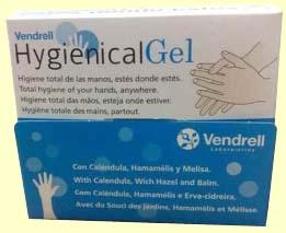 Foto Vendrell Cosmetics Hygienical Gel - Gel higienizante desinfectante - Laboratorios Vendrell - 50 monodosis
