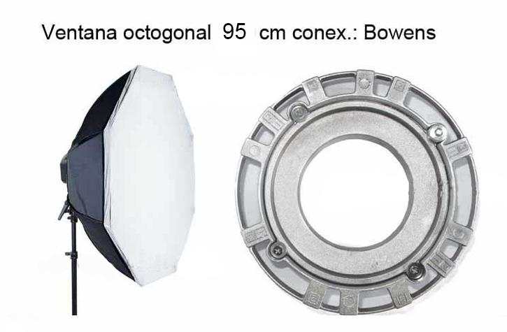 Foto Ventana octogonal 95cm conex. Bowens