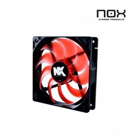 Foto Ventilador caja nox serie nx 12cm rojo