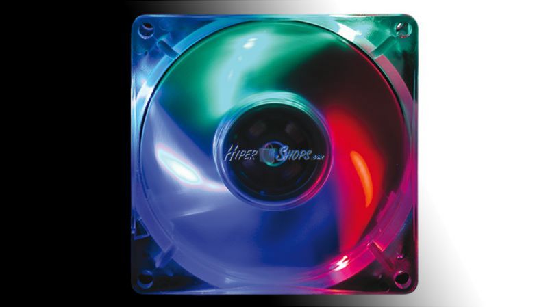 Foto Ventilador con tres colores de luz