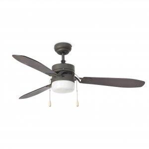 Foto Ventilador de techo marce de 120 cm con 3 palas mdf caoba / haya
