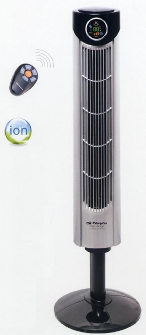 Foto Ventilador iónico de torre Orbegozo modelo TWM1015 con mando a distancia