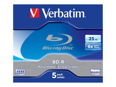 Foto verbatim - bd-r x 5 - 25 gb