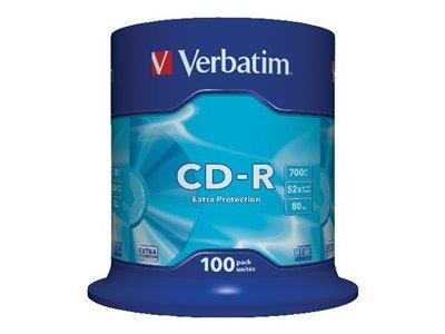 Foto verbatim - cd-r x 100 - 700 mb
