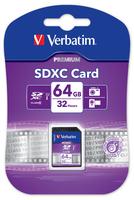 Foto Verbatim 44024 - 64gb secure digital xc class 10