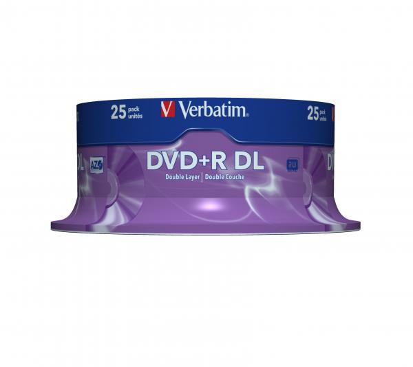 Foto Verbatim dvd +r doble capa 8.5gb 8x pack 25