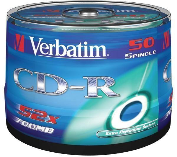 Foto Verbatim pack de 50 cd-r - 700 mb - 52 x + caja 