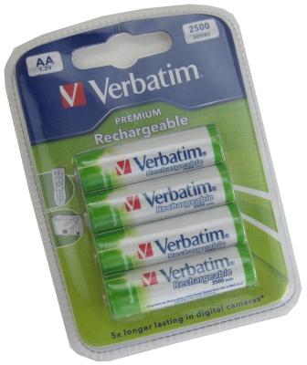 Foto Verbatim Pilas Recargables pack 4xAA 1.2V