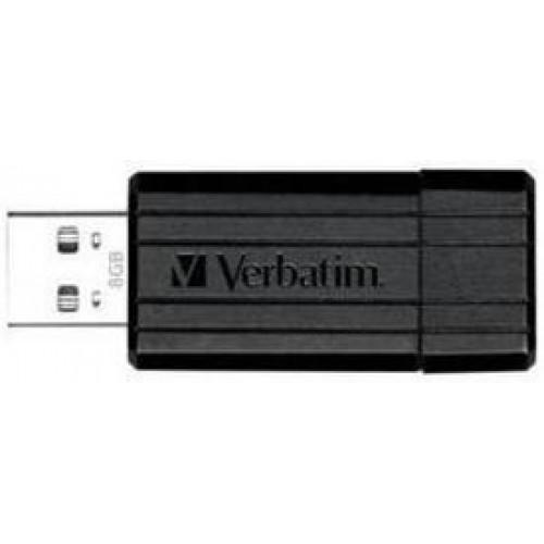 Foto Verbatim Store n Go Pinstripe 8GB Pen Drive (Black)