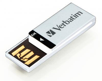 Foto Verbatim Usb Drive 20 Clip-it 4gb Ext White