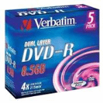 Foto Verbatim® Spindle 5 Dvd-r Doble Capa