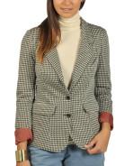 Foto Vero Moda Jana Houndstooth LS Blazer negro c. blanco