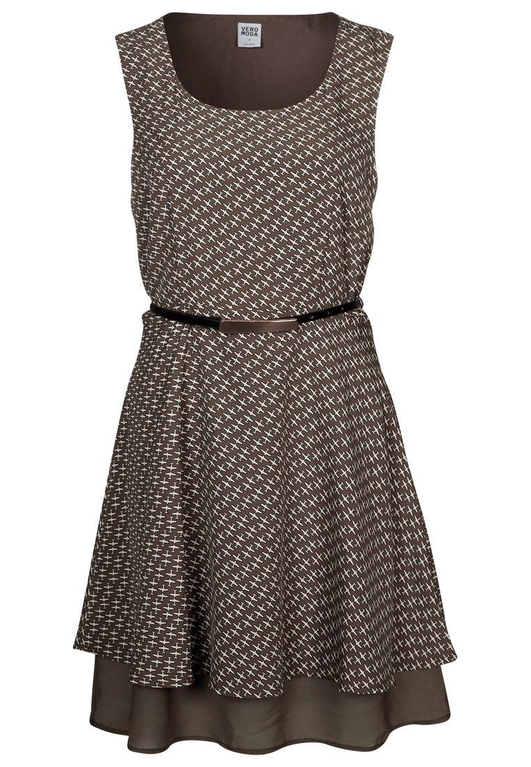 Foto Vero Moda PLANE Vestido de cóctel marrón