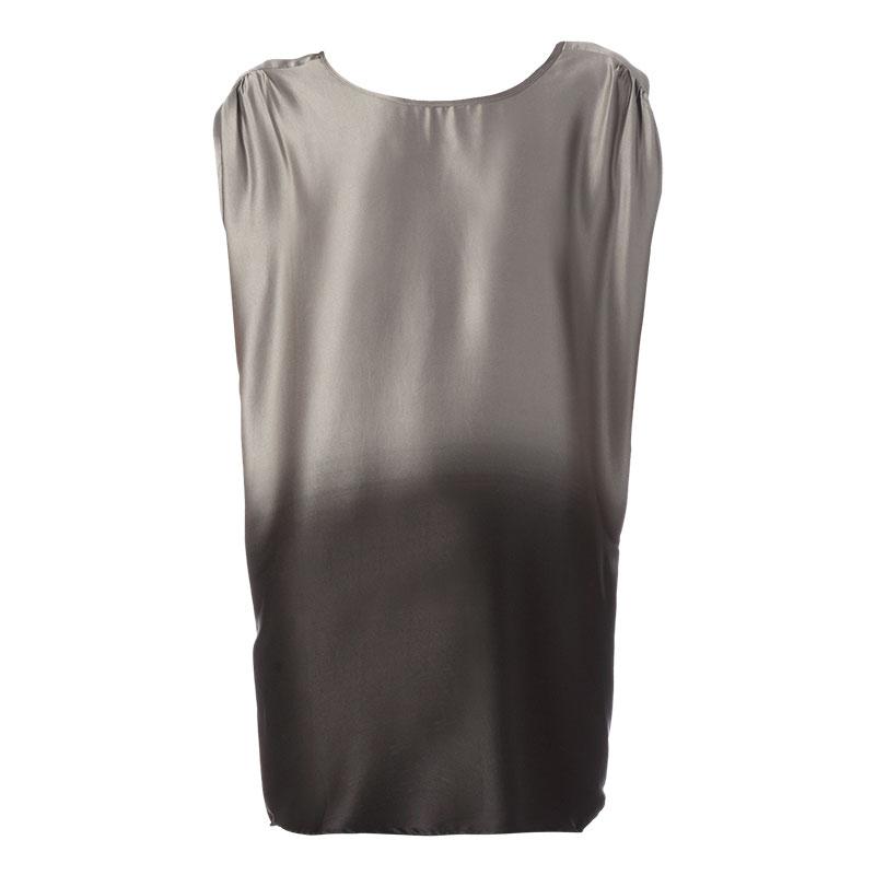 Foto Vero Moda Top de mangas cortas - grade s/s long top wall - Gris