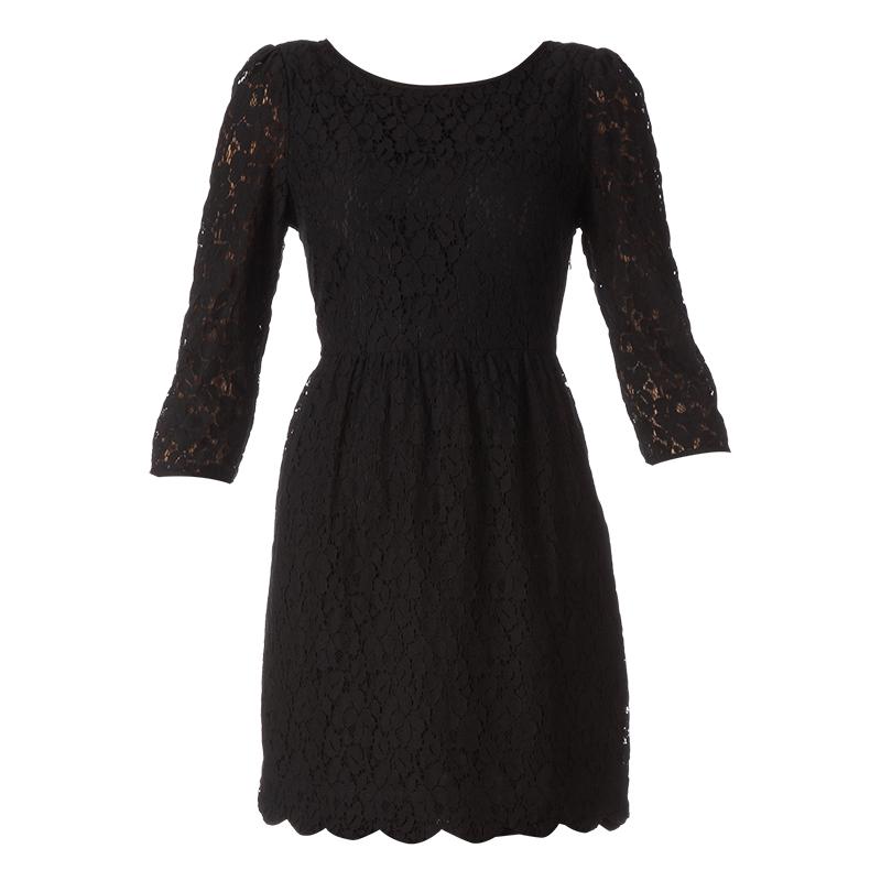 Foto Vero Moda Vestido corto - dunaway 7/8 short dress pp wall sep - Negro